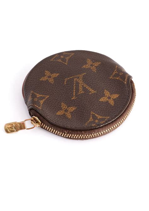 louis vuitton round coin purse